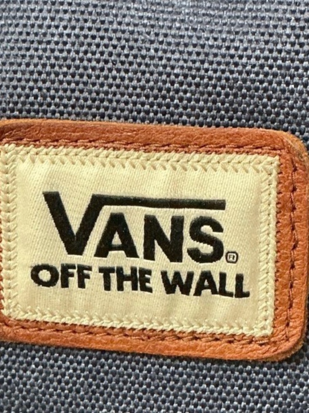 Vans Unisex Old Skool II Backpack Navy Blue Khaki Duck Print Backpack Book Bag - Picture 8 of 10